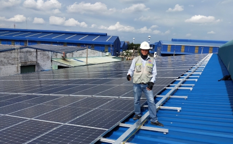 Hoà lưới NLMT thành công hệ 1.2MW