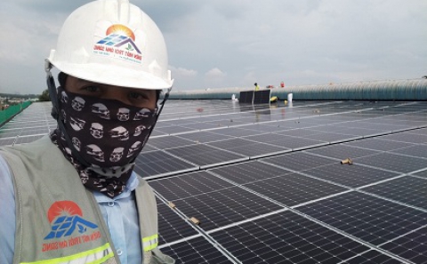 Hoàn thành và hòa lưới NLMT hệ 1.2MW