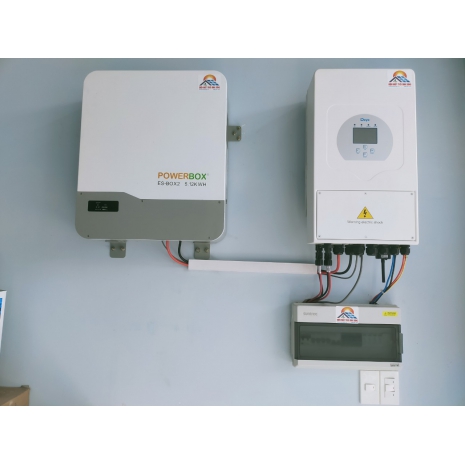 Điện mặt trời lưu trữ  5kw