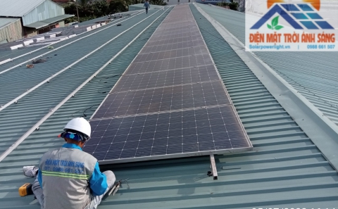 Điện mặt trời bám tải 50kwp