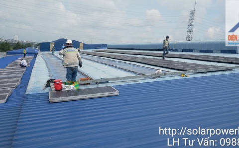 Điện mặt trời bám tải 3 pha  60kwp