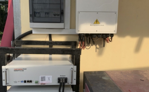 Điện mặt trời luu trữ ( Hybrid ) 5kwp