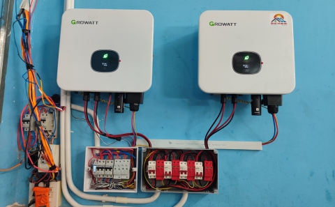 Điện mặt trờI bám tải 20kw tai Hậu Giang