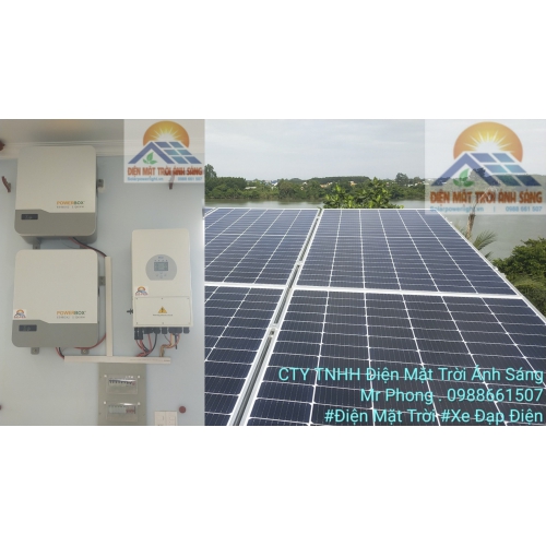 Điện mặt trời lưu trữ 10kw