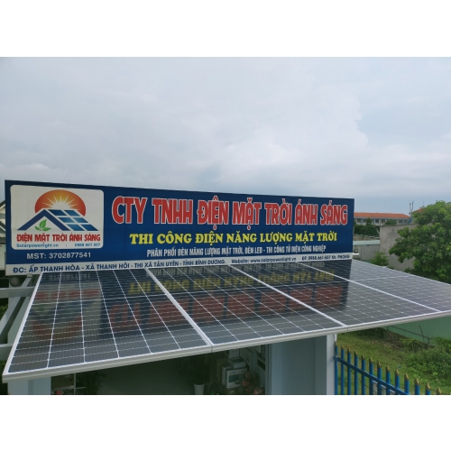 Điện mặt trời lưu trữ  5kw