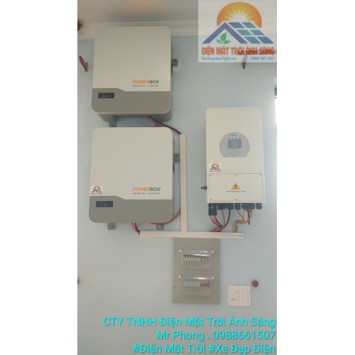Điện mặt trời lưu trữ 10kw