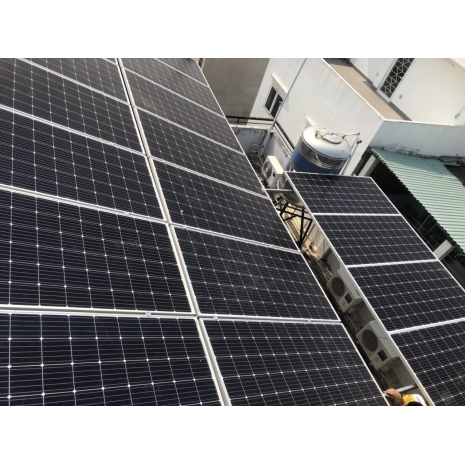 Bộ hòa lưới năng lượng mặt trời 3 pha 10kWp - Pin Mono 370Wp-72M